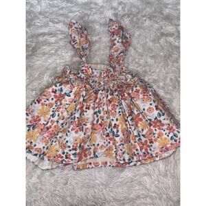 Isaac Mizrahi girls sz. 3/6 month floral sundress. Adorable, grt. shape